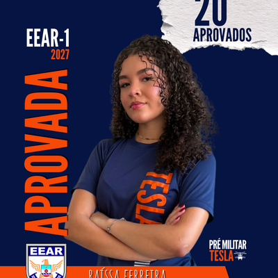 Raíssa Ferreira — Aprovada na EEAR
